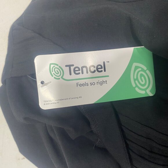 NWT Lands End Top Womens Size 1X Black Long Sleeve V-Neck Lightweight Stretch Fa - Picture 9 of 14